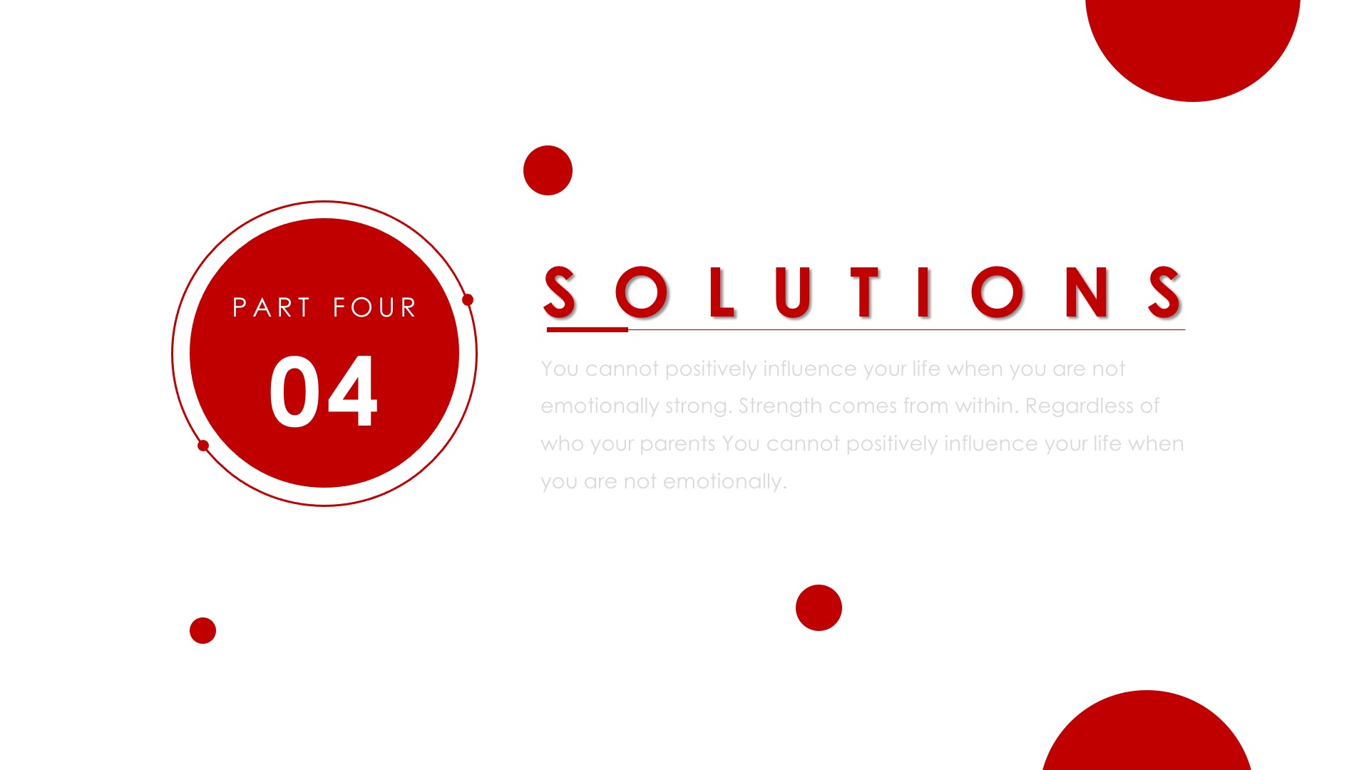 red powerpoint template